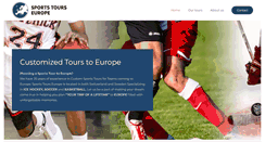 Desktop Screenshot of europehockeytours.com